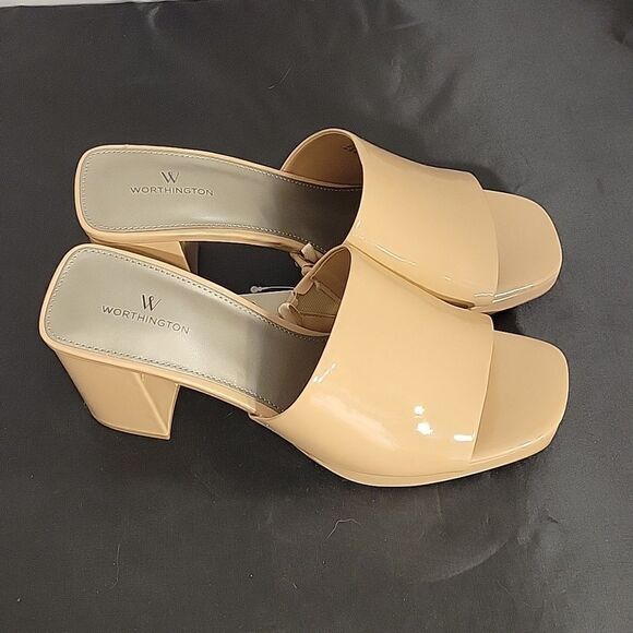 BRAND NEW WORTHINGTON OPEN TOE BLOCK HEEL LADIES SANDAL - Picture 5 of 13